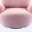 Fauteuil demi-tonneau pivotant l 32,3 po Danyar-93326594
