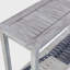 Console Eucalyptus, table de vestibule, table Hoyer avec deux tablettes-791447520