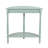 Tinsle Collection Half Moon Console Table with Storage Shelf End Table - Honeynut-104621371