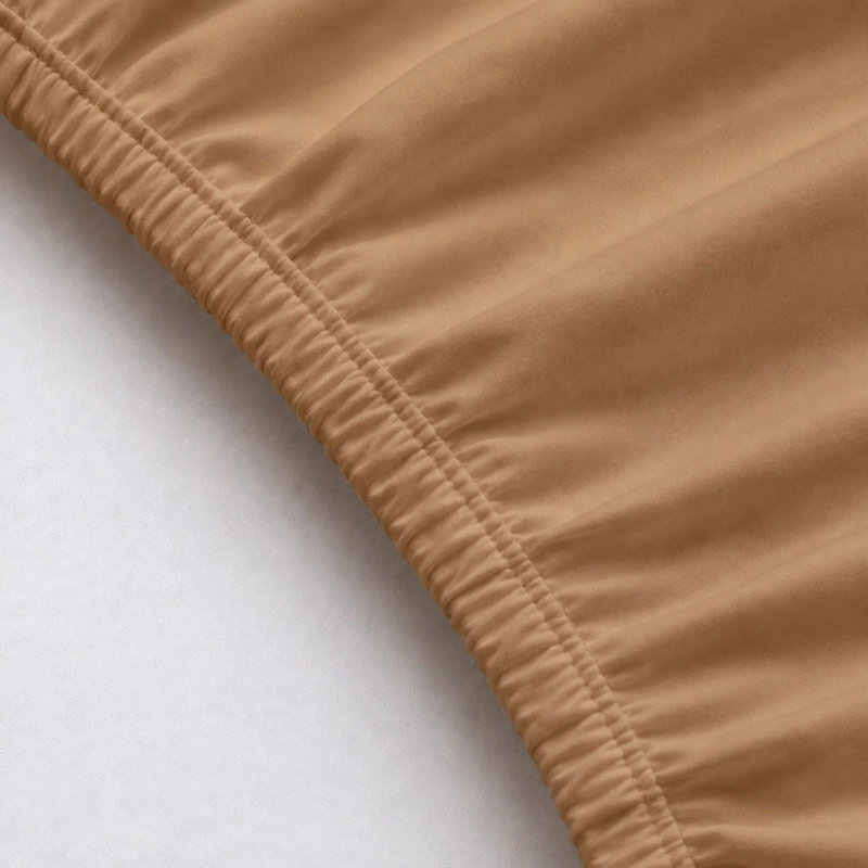 6-Piece Premium Deep Pockets Microfiber Sheet Set, Full, Dark Khakhi