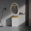 Meuble-lavabo en marbre avec lavabo en céramique-113448664