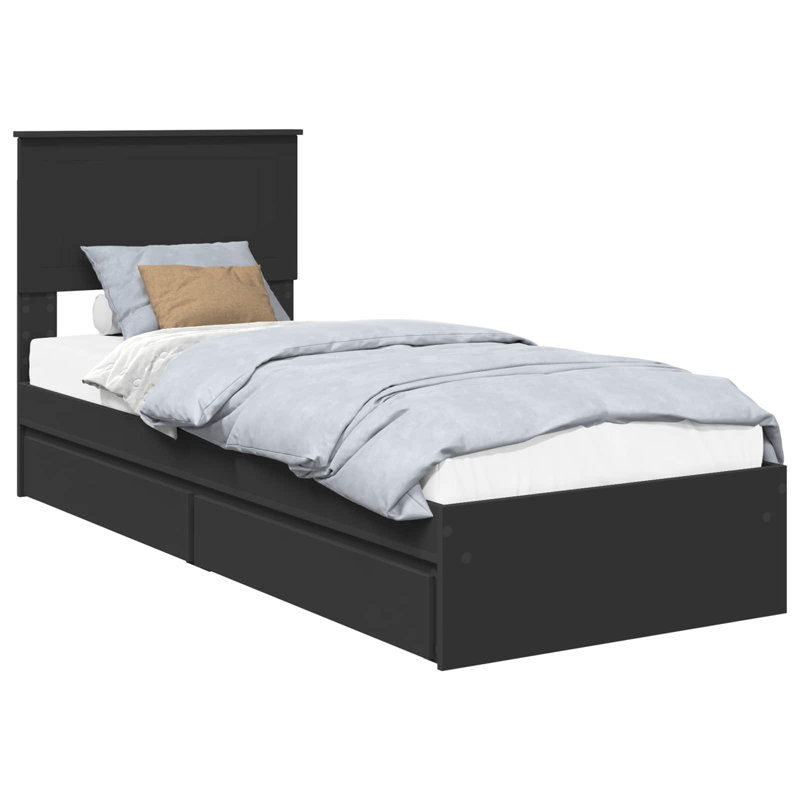 Bed, Small Single (2'6), Black