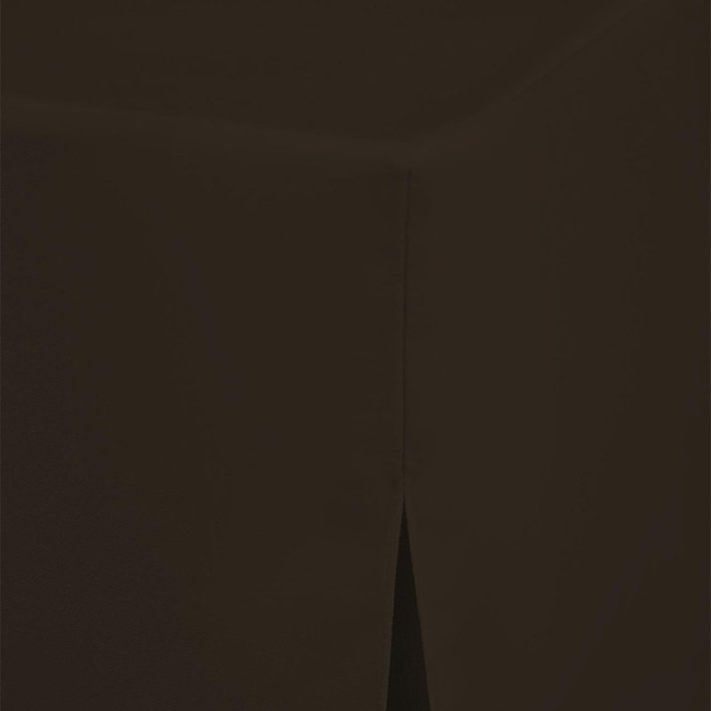 Tablevogue 34-Inch Square Table Cover, Chocolate