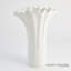 Organic Wave Oval Bowl-White-Lg-1405007400
