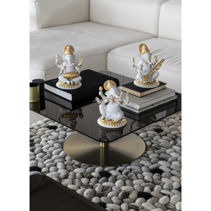 Veena Ganesha Figurine