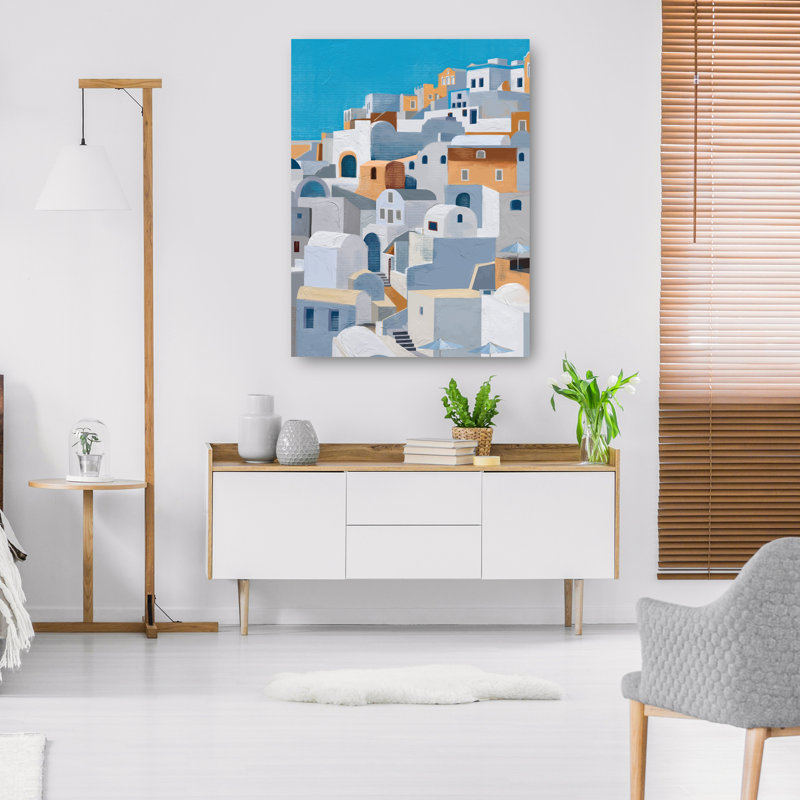 Santorini II by Aviva Miles Canvas Art Print
