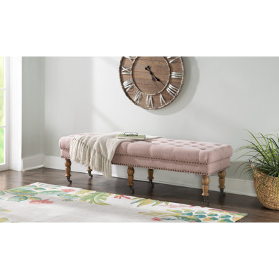 Athylene Linen Upholstered Bench