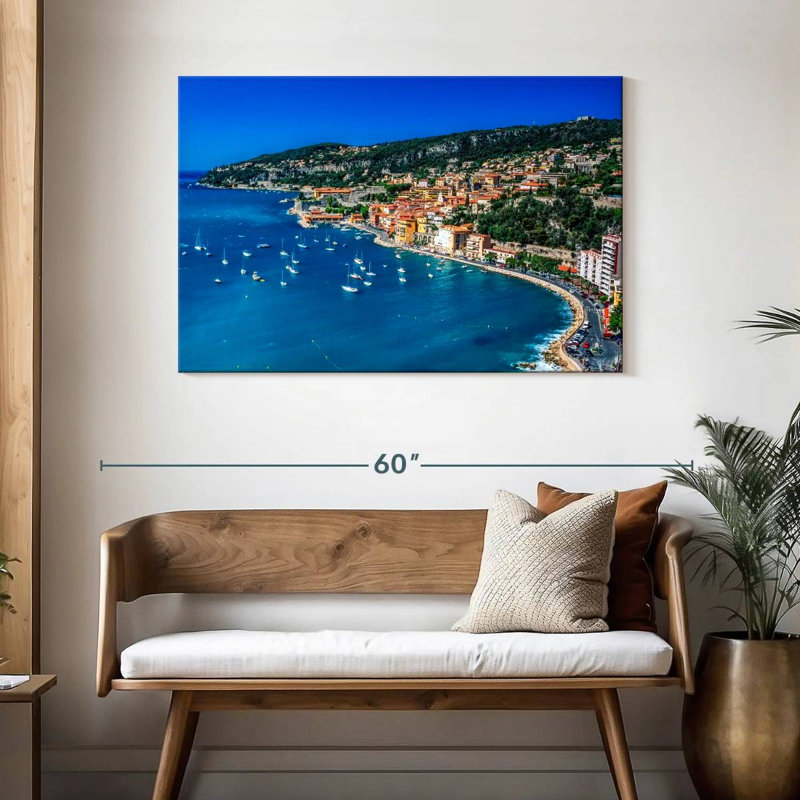 Gillard Villefranche-Sur-Mer Côte, H 30 po x l 45 po
