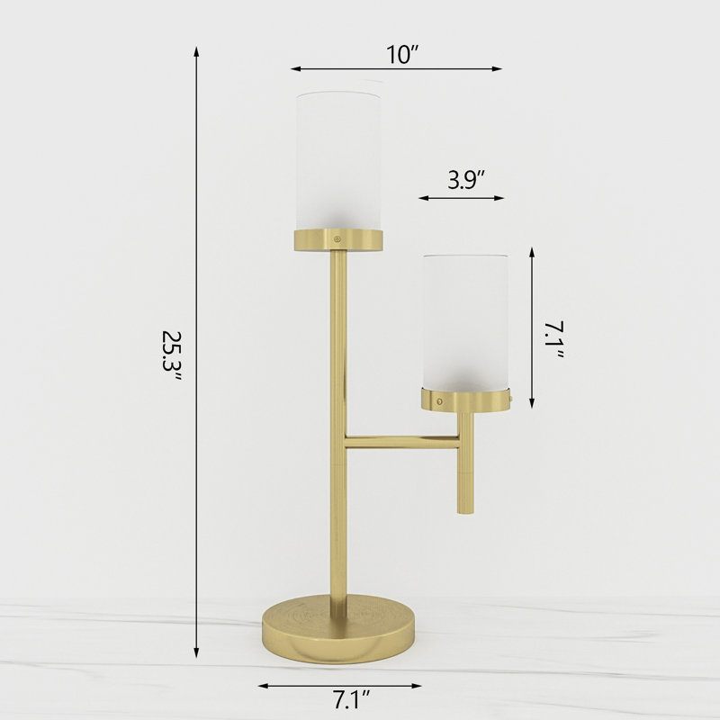 Lampe de bureau en métal Tavon