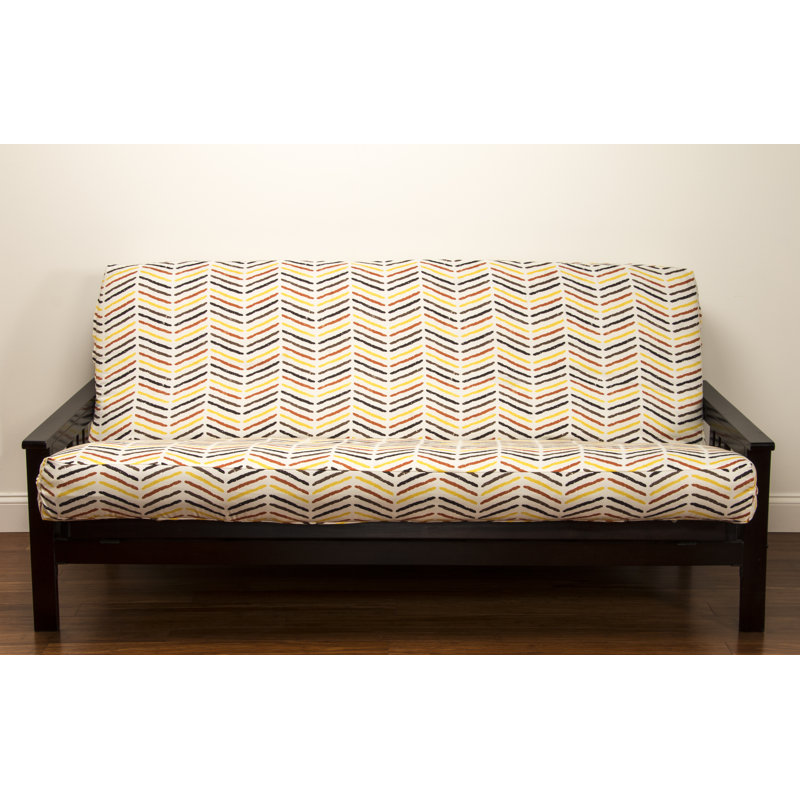 Housse pour futon à fermeture éclair Sarsi, 6 po Double