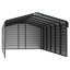 Abri d'auto en acier avec 3 ensembles muraux, 12 x 20 x 07-113506808-124341440