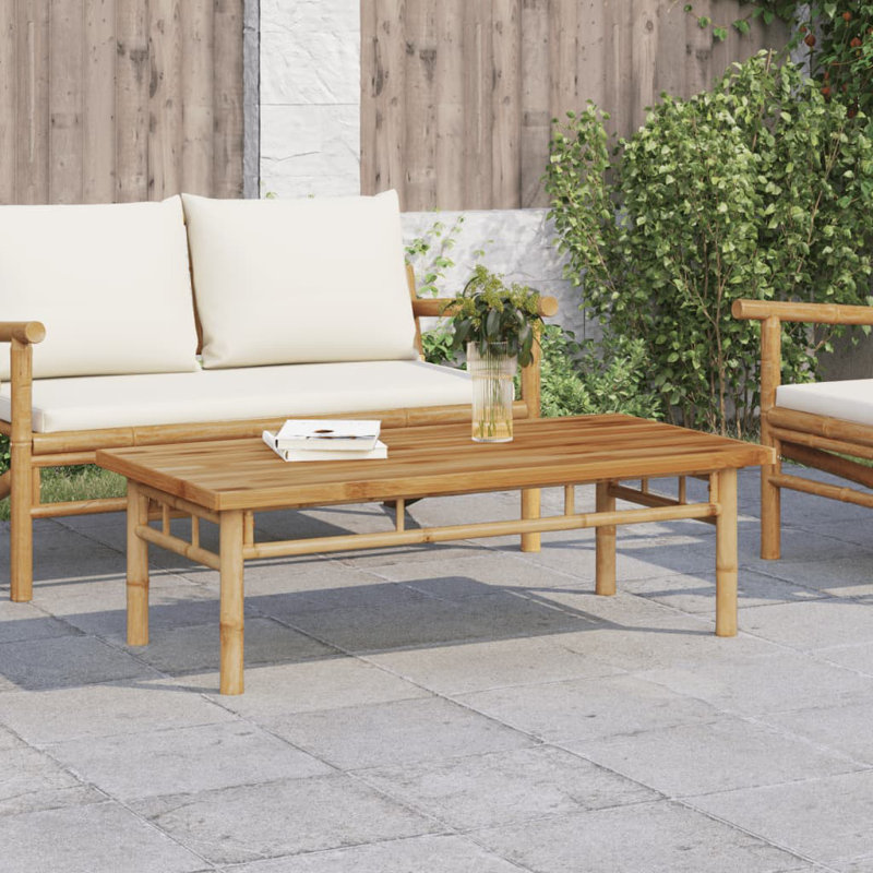 Alcinda Solid Wood Four Leg Coffee Table, 35cm H x 110cm W x 55cm D