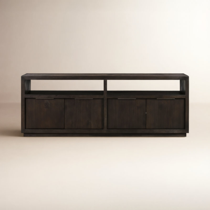 Eloise Unfinished TV Stand for TVs up to 85", Basalt Gray