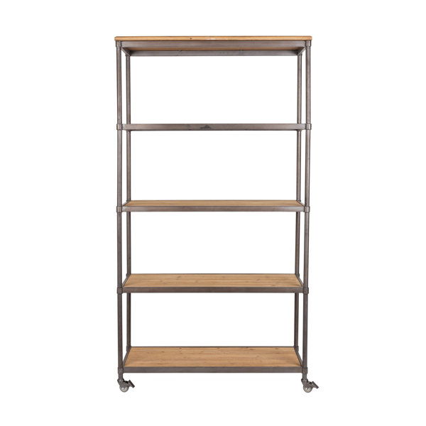 Luxury Furnitures Simon 39 W Shelving Unit with Wheels | Wayfair Simon 39 W Shelving Unit with Wheels