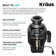 Kraus Premier 32-in 16 Gauge Undermount Double Bowl Kitchen Sink with Waste Guard™ Garbage Disposal
