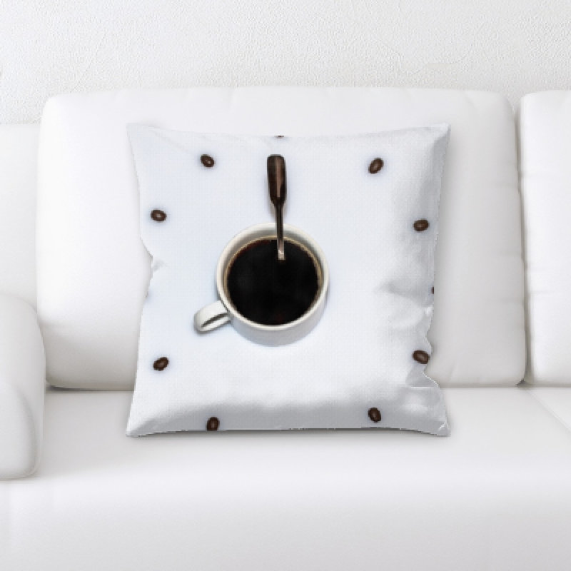 Housse de coussin d'extérieur carré et horloge Koncizny