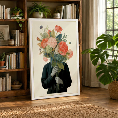 Bloom Where You Are Botanical 1 Piece Wrapped Canvas Wall Art