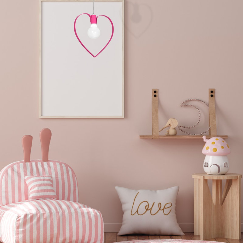 Hobbs 1 - Light Pendant, Ciemny Rose