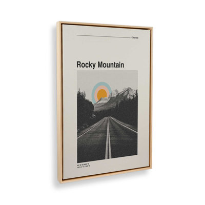 «Rocky Mountain Travel» par Garima Dhawan, reproduction d'art