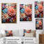 «Mums Intertwine Burst Of Color I», reproduction sur toile-97059464-97059465
