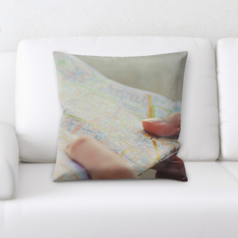 Microsuede Throw Pillow