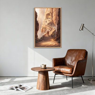 Ensemble de 1 tableau sur toile « Chemin du désert »