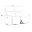 Causeuse inclinable électrique Allysia-31469241