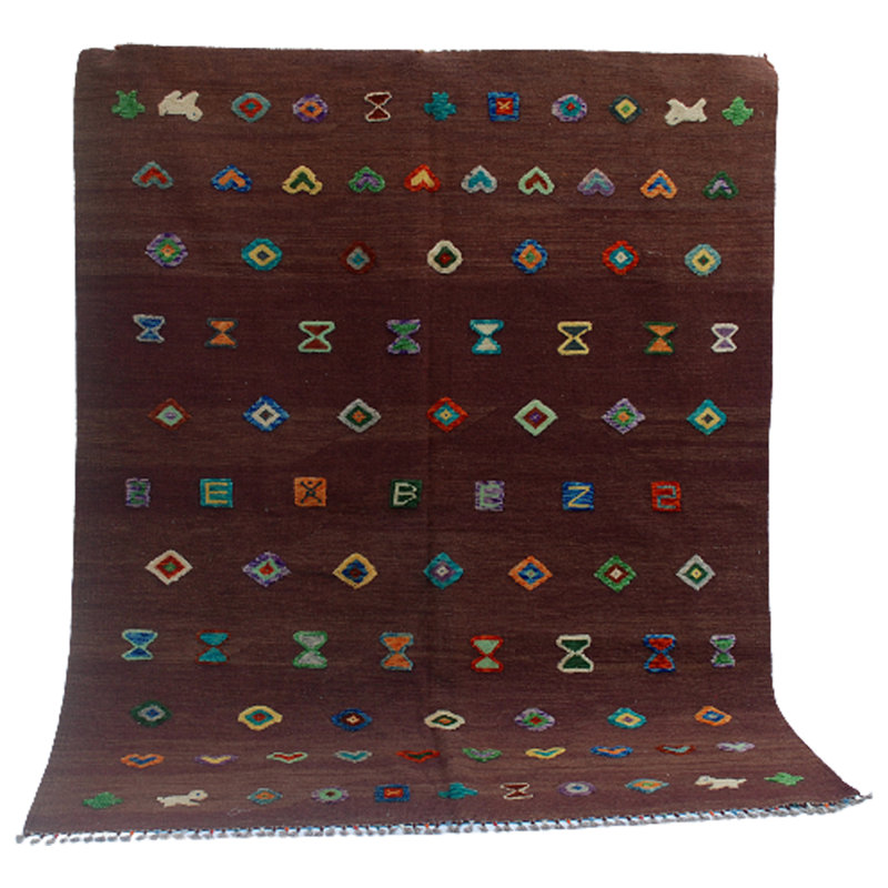 Randell Polka Dots Hand Woven 190cm X 240cm Area Rug