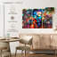 Bouddha en brique sur toile, ensemble de 3 pièces-1378449700