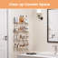 Tablettes en acrylique pour le rangement de la salle de bain, organisateur mural à tablettes flottantes de 15 po pour le parfum, maquillage, soins de la peau, bibliothèque pour enfants pour chambre à coucher, chambre de bébé, transparent, paquet de 4