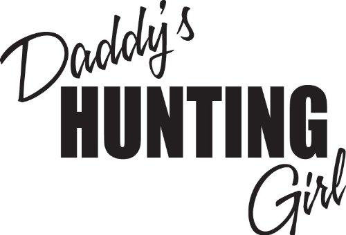 Décalcomanie murale fille de chasse daddy