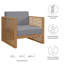 Fauteuil d'extérieur en bois de teck-52443032