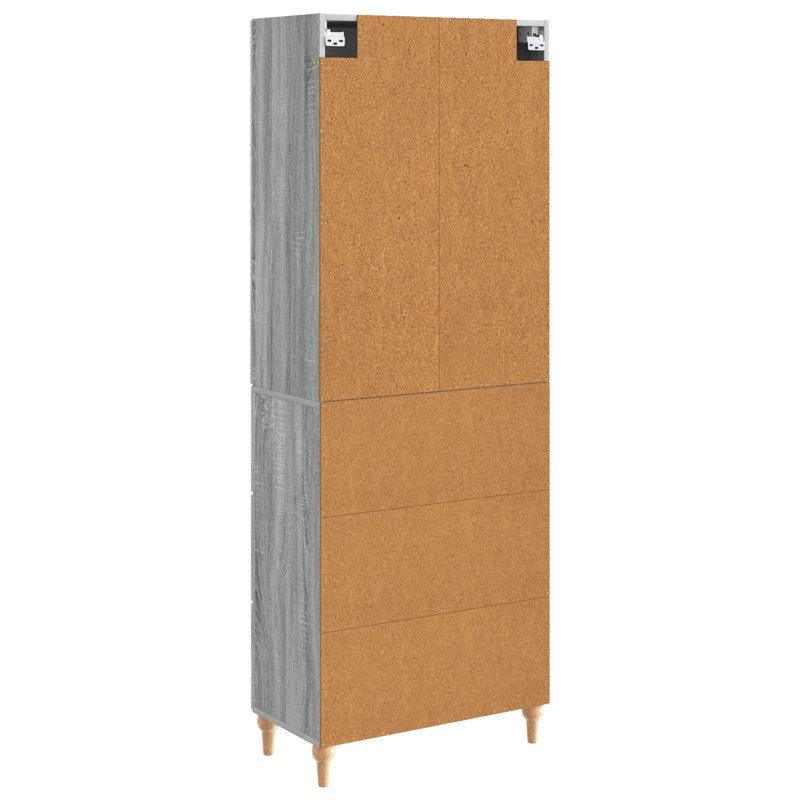 Storage Cabinet, Grey Sonoma
