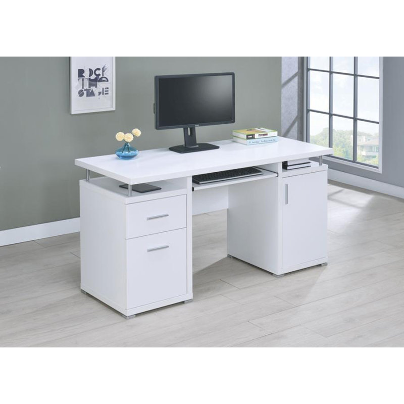 Rebbecca Computer Desk, White