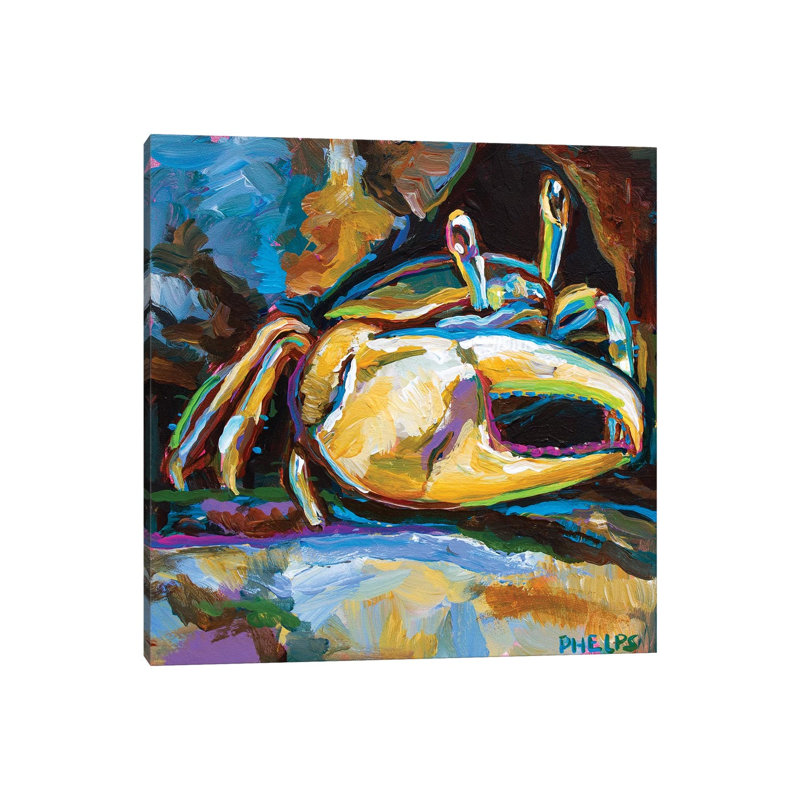 Fiddler Crab by Robert Phelps - Wrapped Canvas Painting, 66.04 cm H x 66.04 cm W x 1.91 cm D