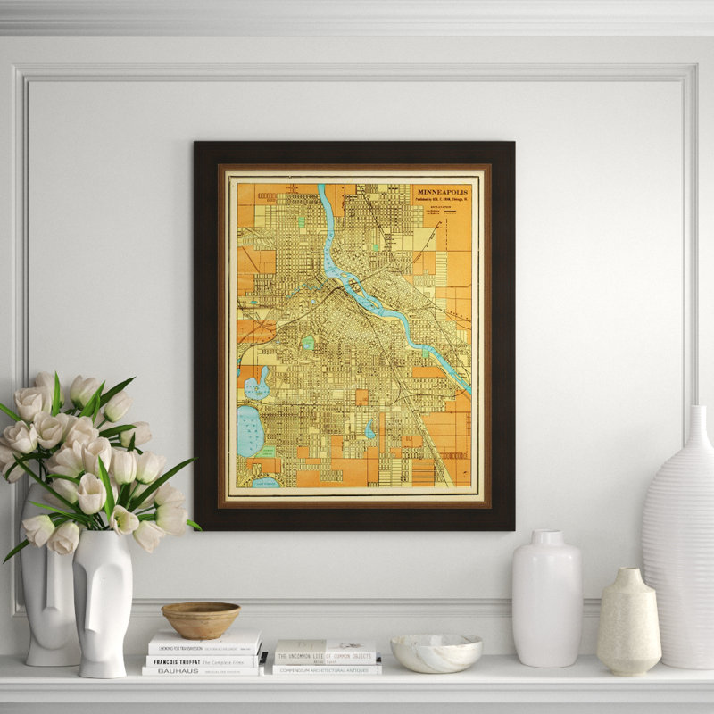 Custom Map Of Minneappolis Print