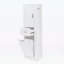 Grande armoire de rangement moderne avec compartiment inclinable, charnières à fermeture en douceur, poignées en aluminium pour l'organisation de la salle de bain et de la maison-623498476