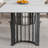 Rectangular minimalist dining table-123474378