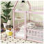 Lit double pour plancher en bois d'hévéa rose Inspirit l 60,2 po x P 77,2 po x H 72,2 po Inspirit-1159457583-1159457581