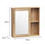 560mm W 580mm H Wall Mounted Required Medicine Cabinet Mirror