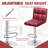 Stallcup Swivel Upholstered Adjustable Height Counter Stool with Metal Frame-1731409430