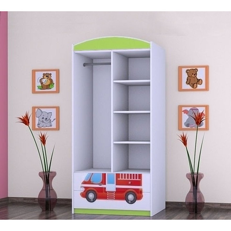 Brenner 2 Door Wardrobe, Green