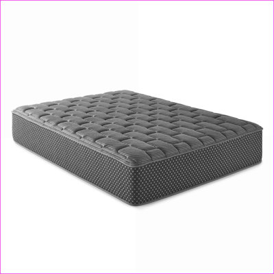 Mattresses, 13\" Quilted Firm Hybrid King Mattress with Wicking Fabric | Foam+Spring | Charcoal Gray