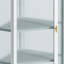 Glass Door Wall Mounted Corner Cabinet