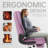Inbox Zero Executive Fabric Computer Chair,High Back Office Chair-106491409