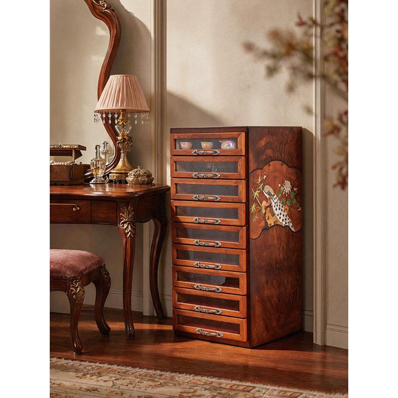 Armoire à bijoux en bois massif Modern