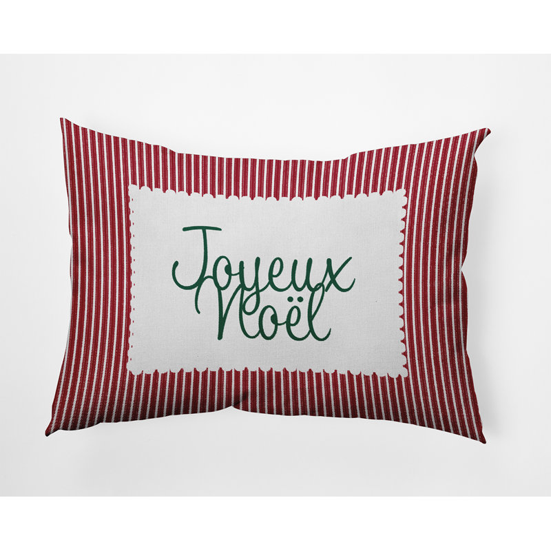 Reversible Throw Pillow, 14" x 20", Rectangular