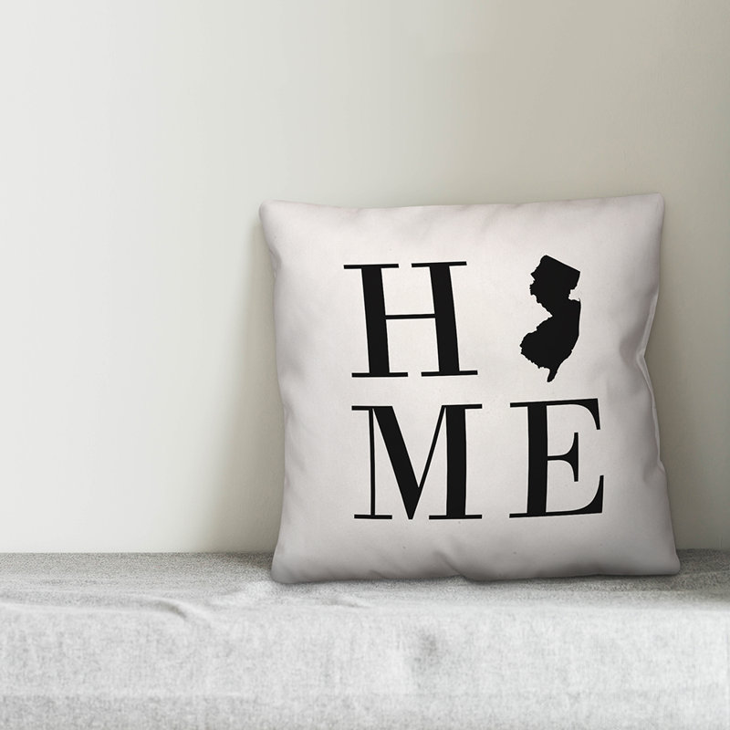 Alabama Outdoor Reversible Throw Pillow, New Jersey