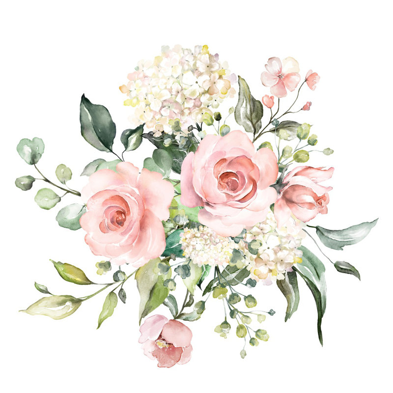 Peel & Stick Wall Mural, 8.34' W x 8.34' L