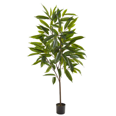 52'' Faux Ficus Plant in Planter